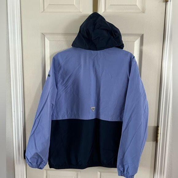 Columbia PFG Purple Pullover Windbreaker Sz Lg Outdoor Hiking - Picture 13 of 16